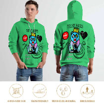Trust Issues Green Hoodie