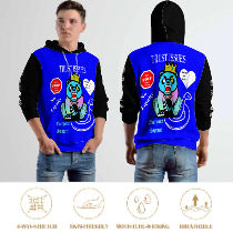 Trust Issues Dark Blue Hoodie