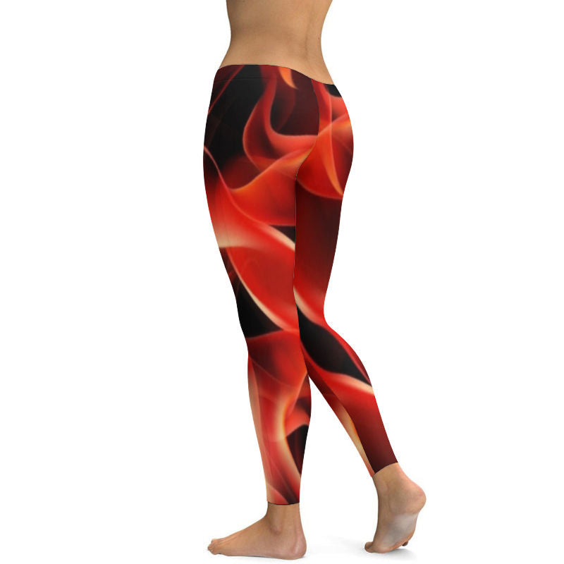 Flamin' Yoga Pants