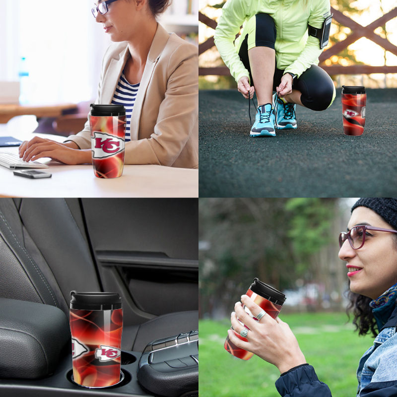 Chiefs Inspired Travel Coffee Cup