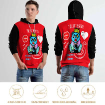 Trust Issues Red Hoodie