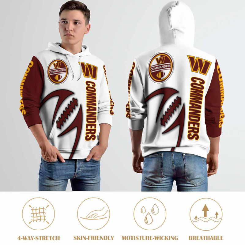 Commanders Inspired Hoodie
