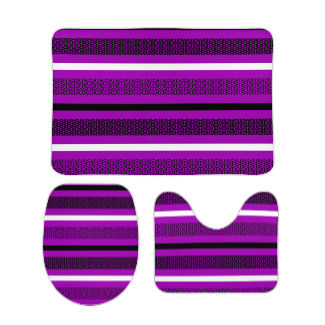 Rizzle Bathroom Floor 3-Piece Rug Set