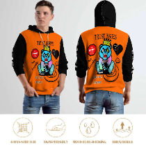 Trust Issues Orange Hoodie