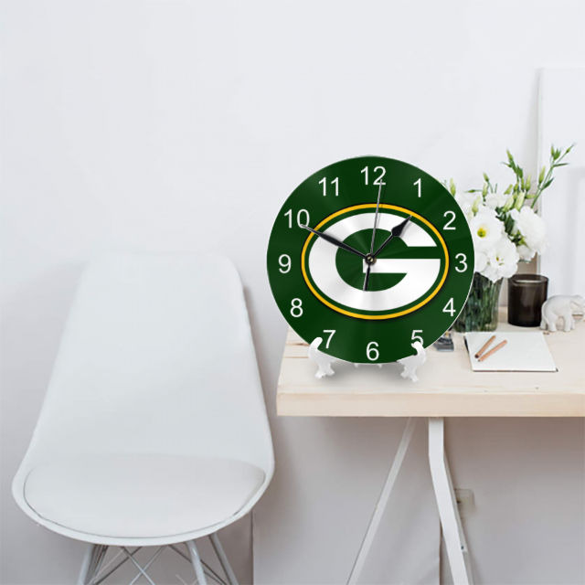 Packers Inspired Round Wall Clock
