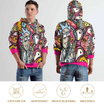 Rick and Morty Collage Hoodie