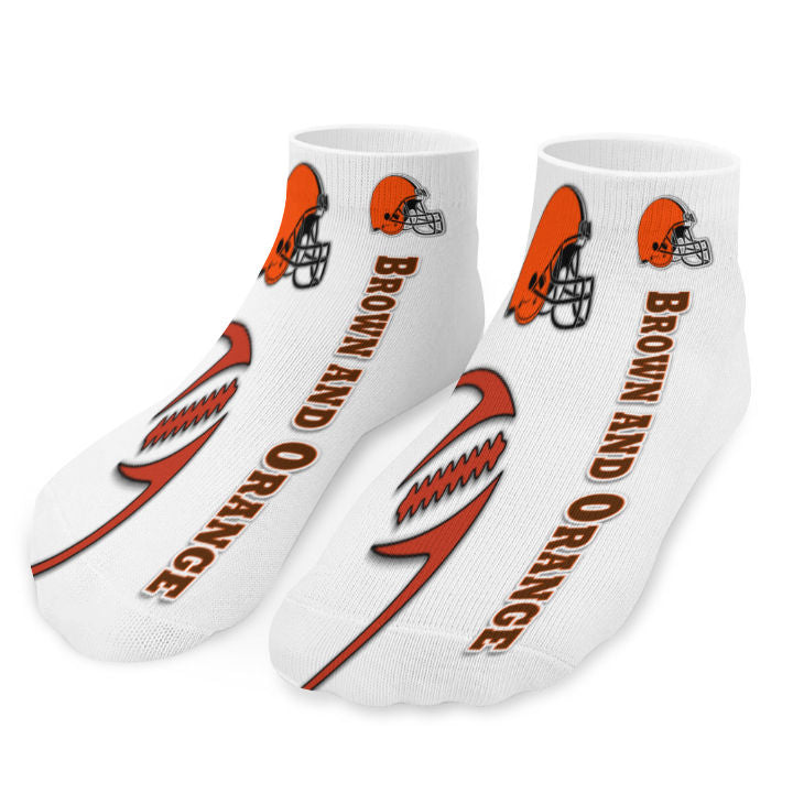 Browns Inspired (white) Socks