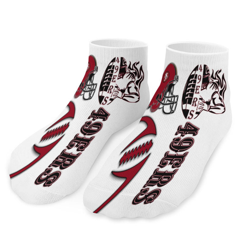 49ers Inspired Socks