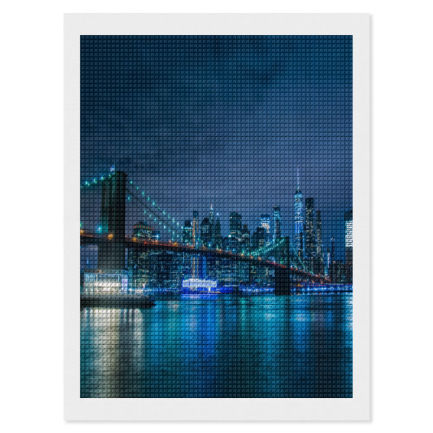 City of New York Square Diamond Painting Canvas