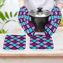 Calming Weather Oven Mitts and Pot Holders (Set Of 4)