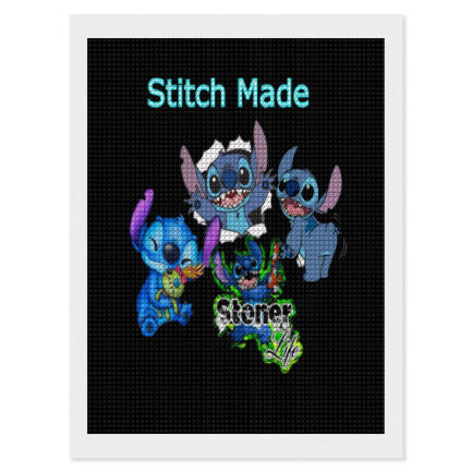 Stitch Inspired Square Diamond Painting Canvas