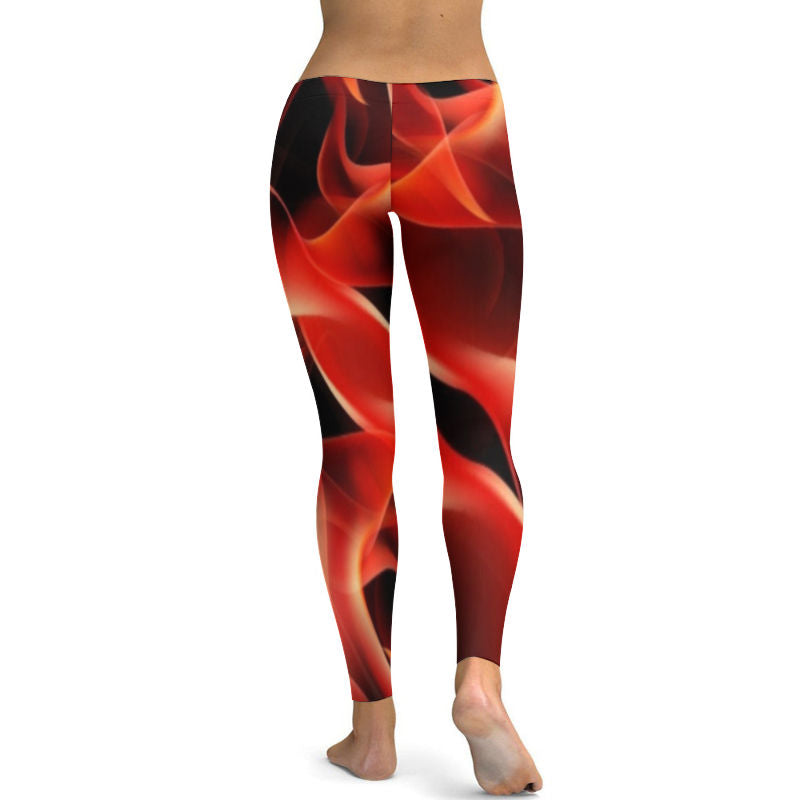 Flamin' Yoga Pants