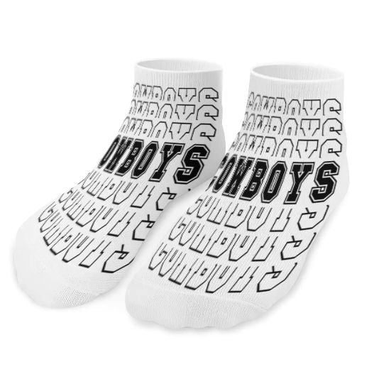 Cowboys Pattern Inspired Socks