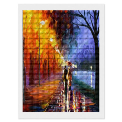 Walk of Love Square Diamond Painting Canvas