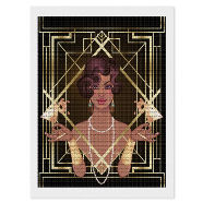 Woman of Glamour Square Diamond Painting Canvas