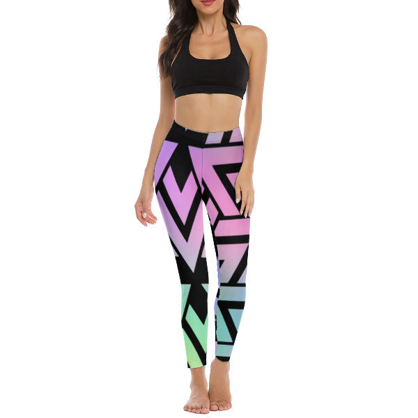 Pastel Zag Yoga Pants