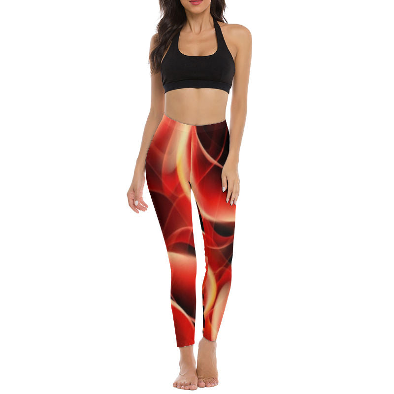 Flamin' Yoga Pants