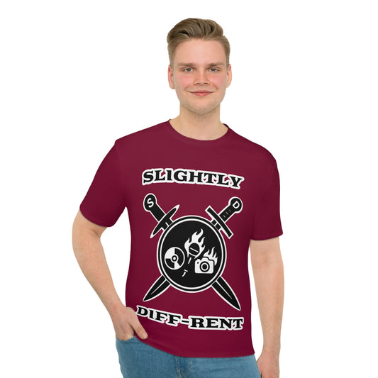Slightly Diff-Rent T-Shirt (Burgundy)