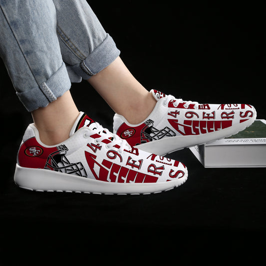 49ers Inspired Men's Athletic Shoes