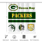 Packers Inspired Shower Curtain 72"x72"