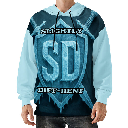 Slightly Diff-rent Blue Glacier Hoodie (Light Blue)