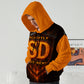 Slightly Diff-rent Earthquake Shield Hoodie (Orange)