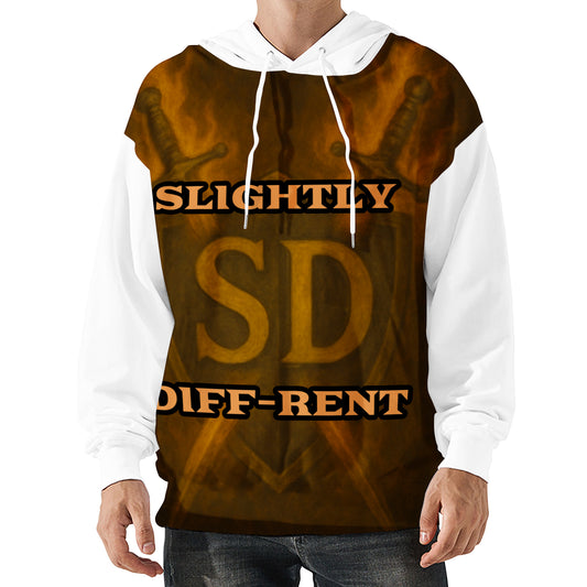 Slightly Diff-rent Earthly Shield Hoodie (White)