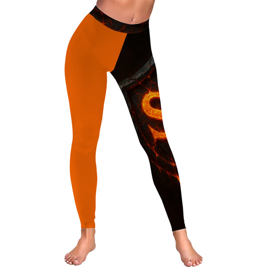 Slightly Diff-rent Earthquake Shield Leggings (orange)