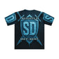Slightly Diff-rent Blue Glacier T-Shirt (LIGHT BLUE FONT)