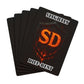 Slightly Diff-Rent Earthquake Shield Poker-Themed Playing Cards