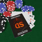 Slightly Diff-Rent Earthquake Shield Poker-Themed Playing Cards