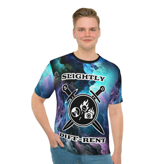 Slightly Diff-Rent T-Shirt (Colorful Clouds)