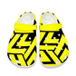 Yellow Zag Crocs Shoes