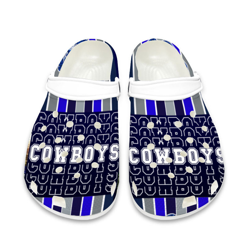 Cowboys Collage Inspired Crocs Shoes