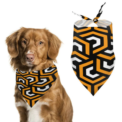 Amazing Orange Pet Scarf