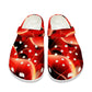 Flamin' Crocs Shoes