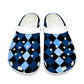 Blue Frenzy Crocs Shoes