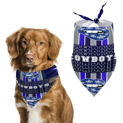 Cowboys Inspired Pet Scarf