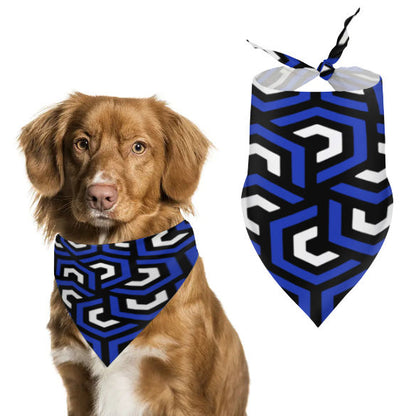 Amazing Blue Pet Scarf