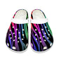 Zebra Wave Crocs Shoes