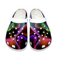 Rainbow Wind Crocs Shoes