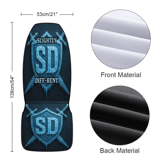 Slightly Diff-rent Blue Glacier Car Seat Cover