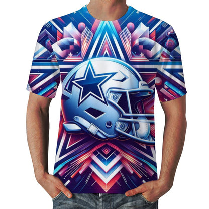 Cowboys Inspired Colorful T-Shirt