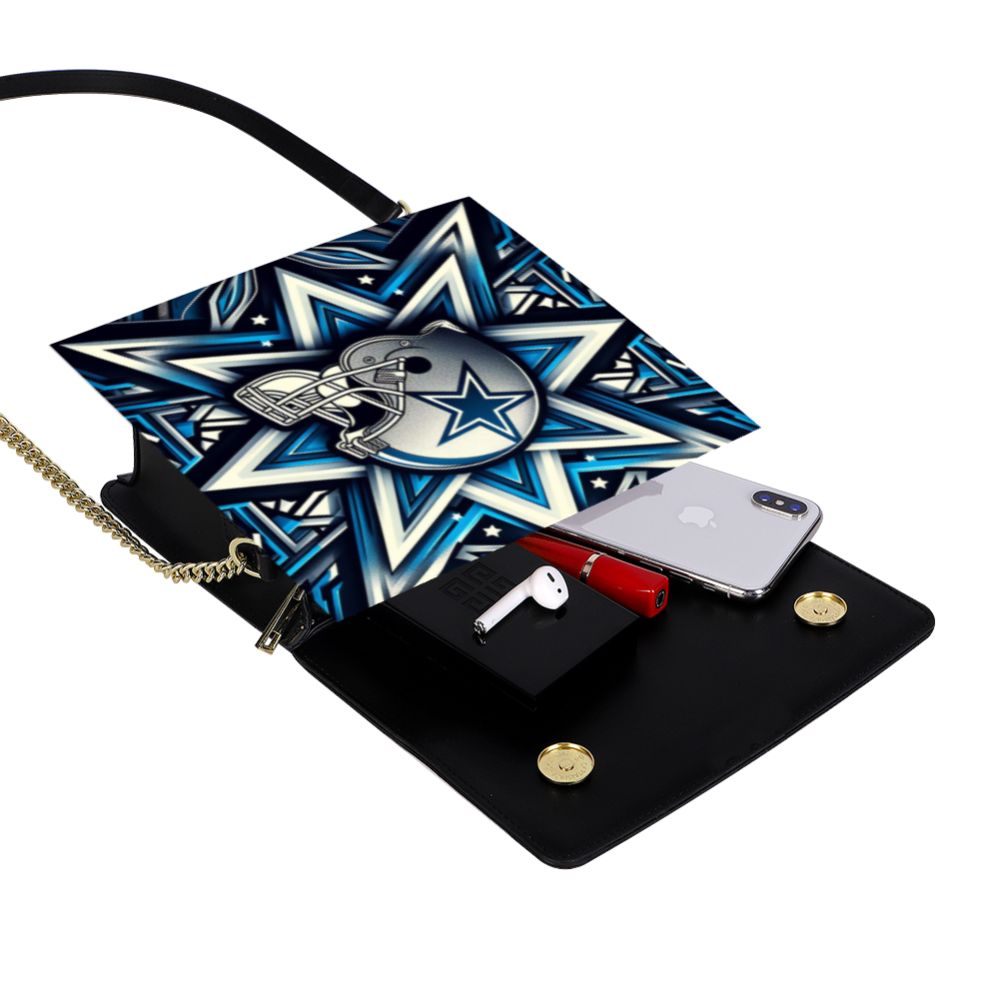 Cowboys Inspired Spectacular Shoulder Bag Purse