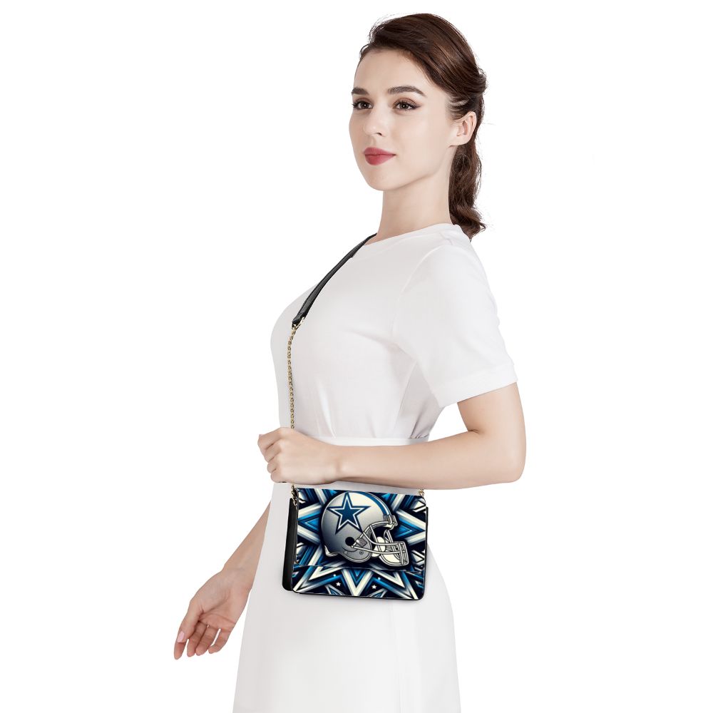 Cowboys Inspired Spectacular Shoulder Bag Purse