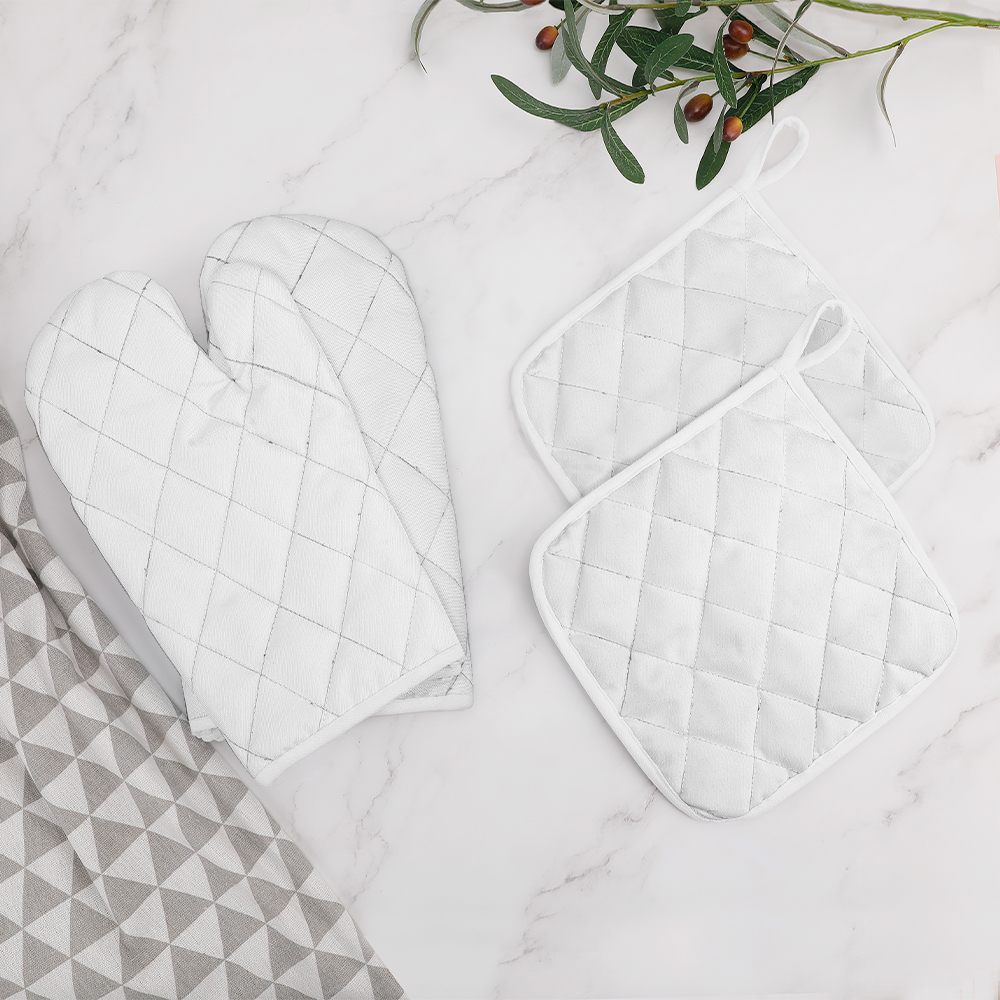 Create Your Own Oven Mitts and Pot Holders Sets(Set Of 4)