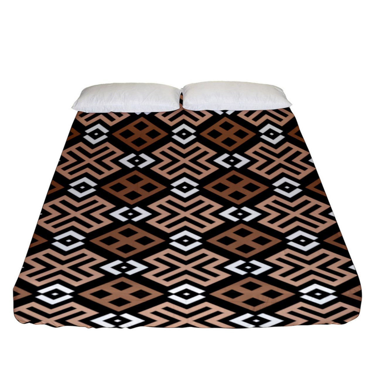 Mocha Loca Fitted Sheet (King Size)