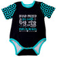 Hand Picked By Papa Baby Short Sleeve Onesie Bodysuit