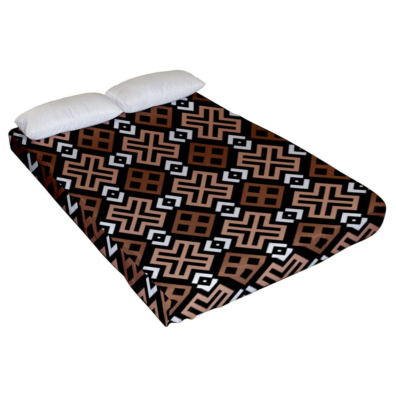 Mocha Loca Fitted Sheet (Queen Size)