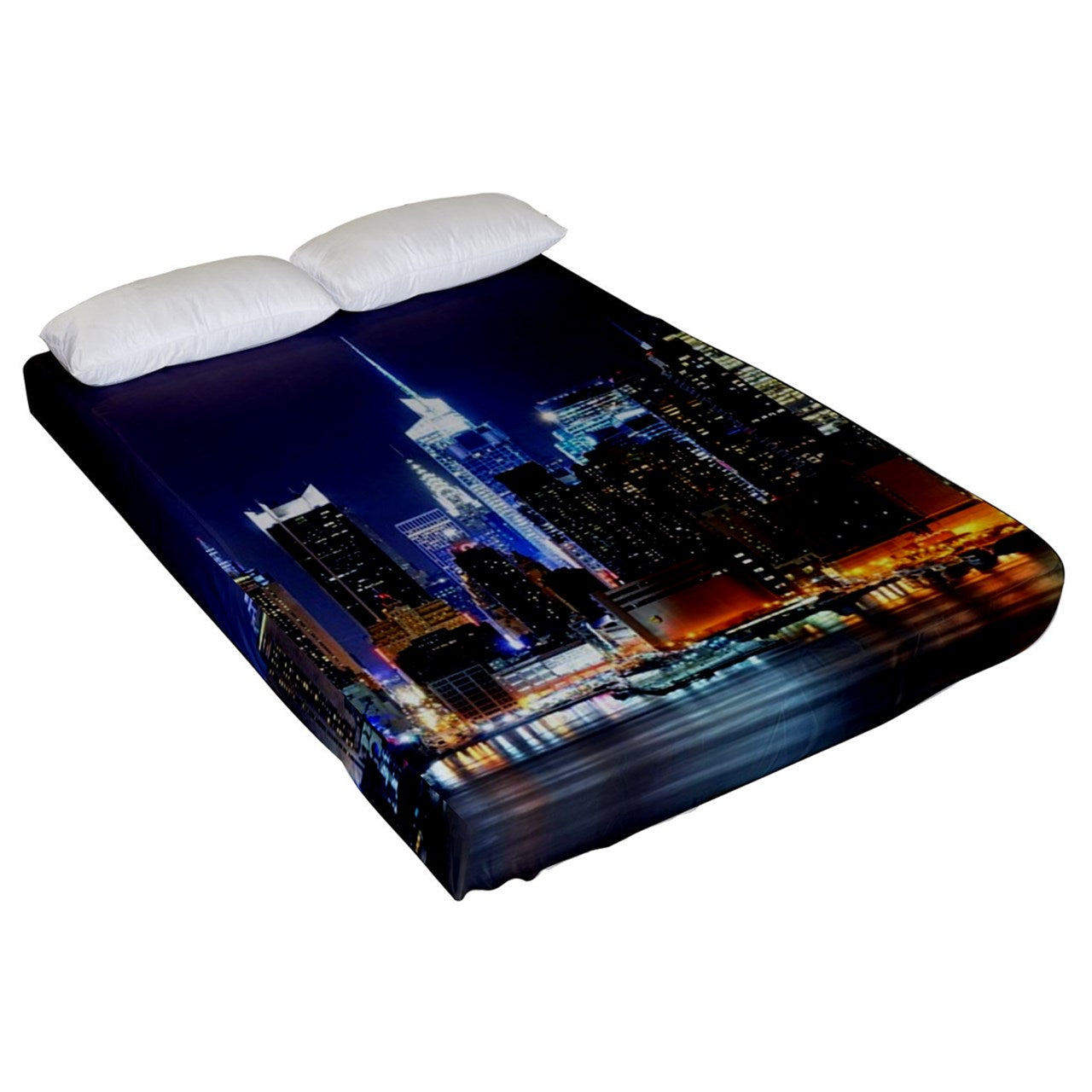 City Lights Fitted Sheet (Queen Size)